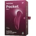Вакуумый вибростимулятор клитора Satisfyer Pocket Pro 1 бордовый фото 5
