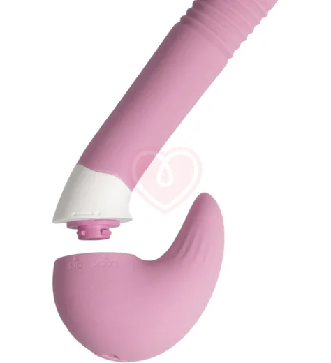Вибратор 2в1 Youvic розовый фото 4