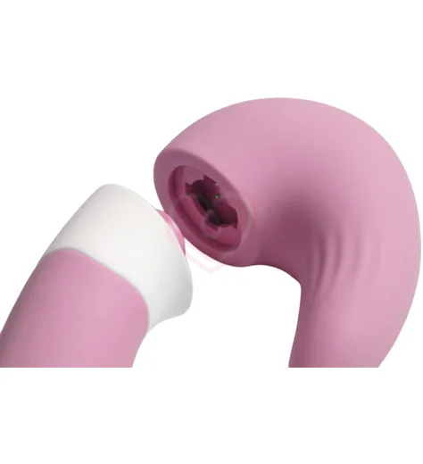 Вибратор 2в1 Youvic розовый фото 5
