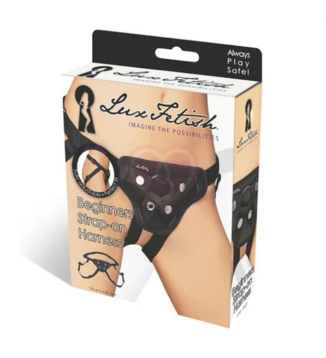 Пояс для крепления страпона Beginners Strap-On Harness чёрный фото 3
