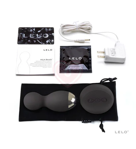 Вагинальные шарики LELO Hula SenseMotion чёрные фото 2