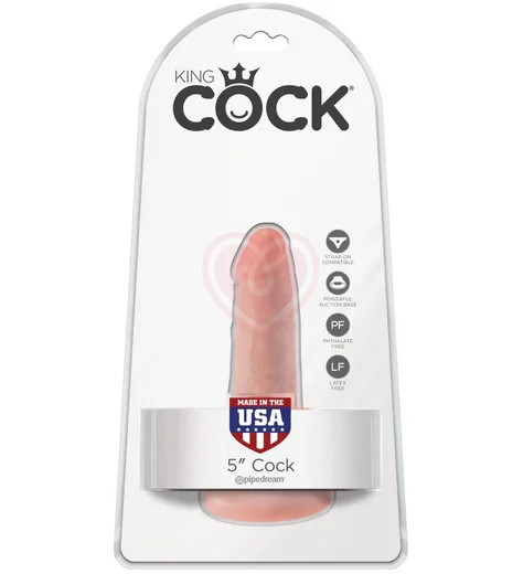 Фаллоимитатор на присоске King Cock 13 см телесный фото 5