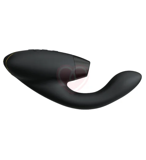 Вибратор с бесконтактной стимуляцией клитора Womanizer DUO 2 чёрный фото 3