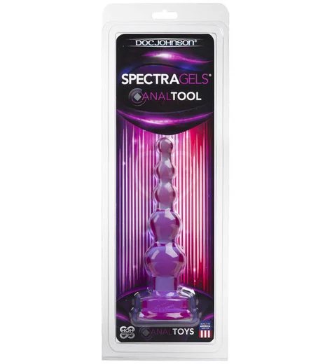 Анальная ёлочка SpectraGels Anal Tool фиолетовая фото 2