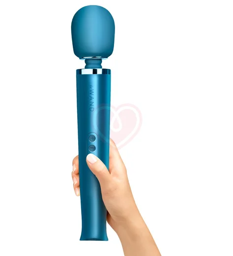 Мощный массажёр Le Wand Rechargeable синий фото 2