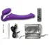 Безремневой страпон с вибрацией и пультом управления Strap-on-me XL фиолетовый фото 2