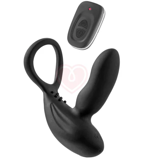 Стимулятор простаты с эрекционным кольцом и пультом Malesation Love Rider фото 5