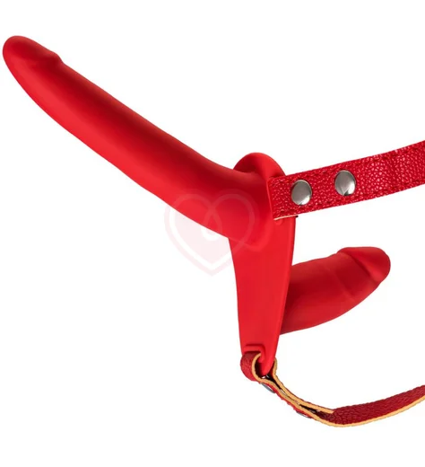 Страпон на креплении Black Red by Toyfa красный фото 3