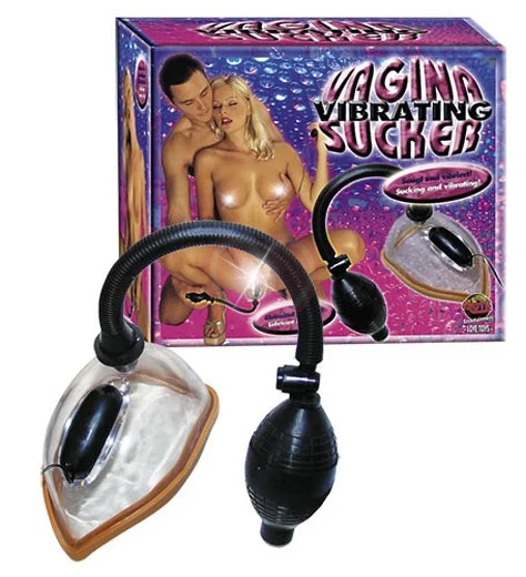 Вакуумная женская помпа с вибрацией Vagina Vibrating Sucker фото 2