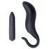 Рельефная анальная вибропробка Black Velvets фото 3
