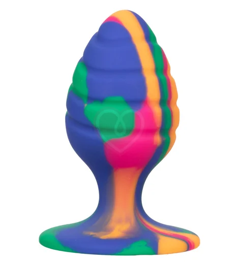 Рельефная цветная пробка на присоске Cheeky Swirl средняя фото 2