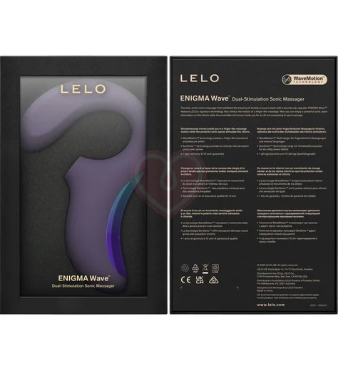 Вибратор Lelo Enigma Wave с вакуумной стимуляцией фиолетовый фото 5