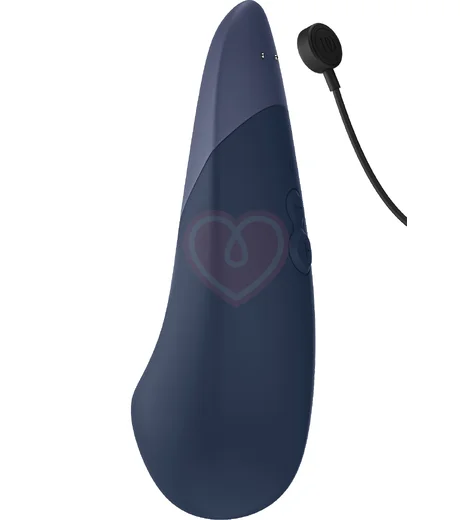 Стимулятор клитора Womanizer Vibe синий фото 11