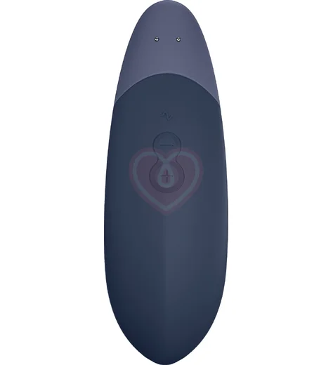 Стимулятор клитора Womanizer Vibe синий фото 12