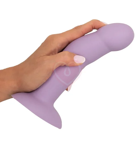 Вибратор с присоской в виде сердца Heart Guy фиолетовый фото 6