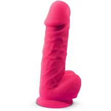 Реалистичный фаллоимитатор Silexd Model 1 21 см фуксия