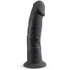 Реалистичный фаллоимитатор Silexd Model 2 19 см чёрный фото 3