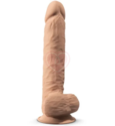 Реалистичный фаллоимитатор Silexd Model 1 25 см телесный фото 2