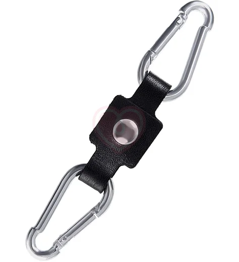 Наручники с красной окантовкой Pecado BDSM черные фото 5