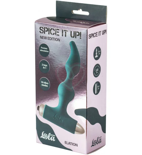 Анальный стимулятор с вибропулей Spice It Up New Edition Elation зелёный фото 2
