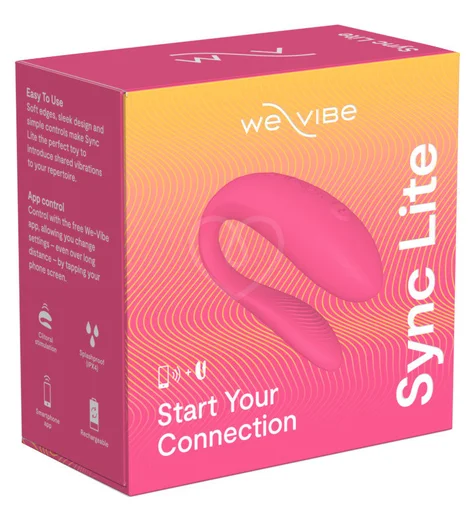 Вибратор для пар We-Vibe Sync Lite с управлением от приложения розовый фото 6