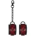 Наручники с чёрно-красным узором Ouch! Luxury Hand Cuffs фото 3