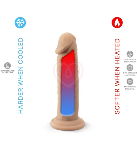 Реалистичный фаллоимитатор на присоске с эффектом памяти Silexd Model 2 Real Skin 15 см телесный фото 3