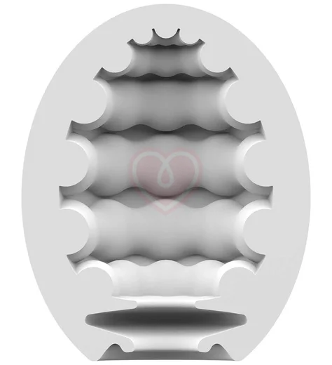 Мини-мастурбатор Satisfyer Masturbator Egg Riffle фото 2
