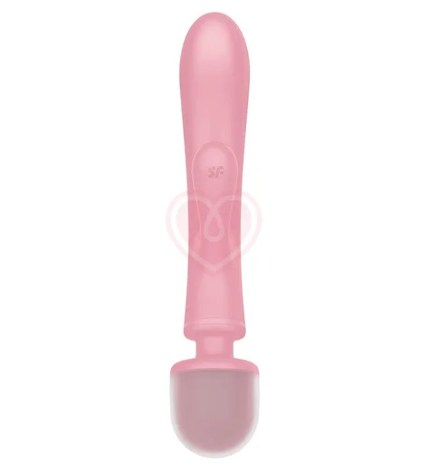 Двухсторонний вибратор-массажер Satisfyer Triple Lover розовый фото 4