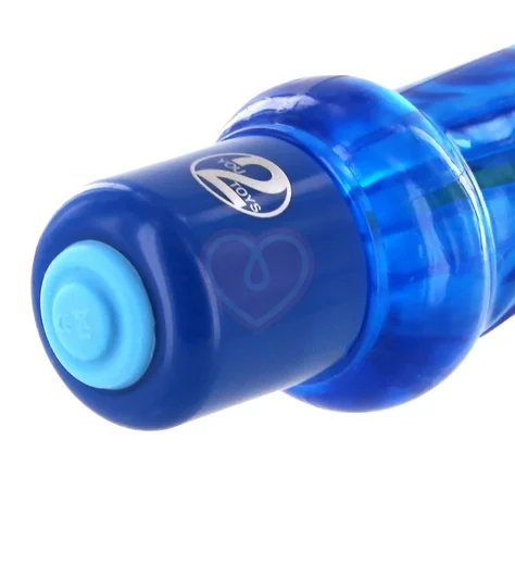 Вибратор анальный Jelly Anal синий фото 3