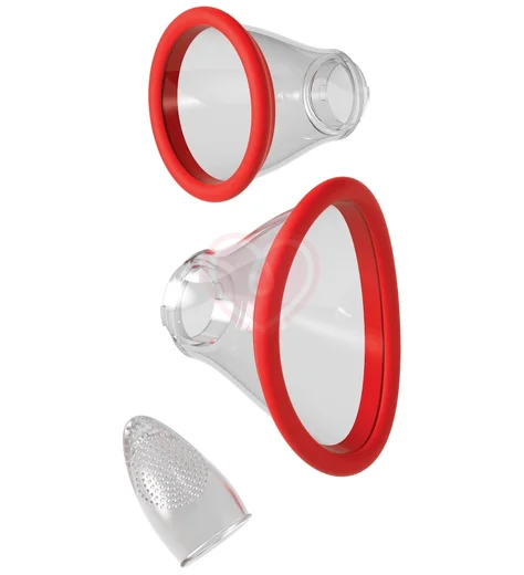 Вибратор с имитацией оральных ласк и позолотой Fantasy For Her 24K Gold красный фото 4