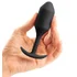 Утяжелённая анальная пробка для ношения b-Vibe Snug Plug 2 малая чёрная фото 5