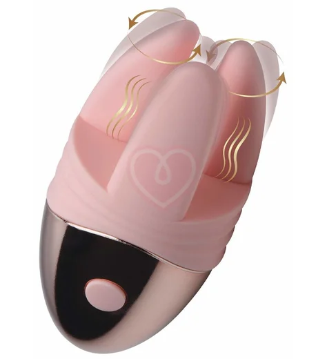 Маленький клиторальный стимулятор Vibrassage Caress Inmi розовый фото 3