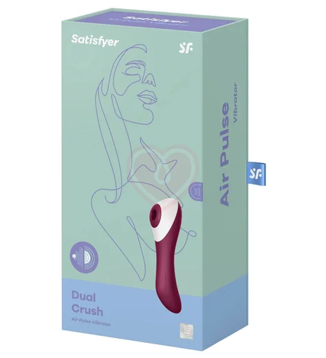 Двухсторонний вакуумный вибростимулятор Satisfyer Dual Crush фото 2