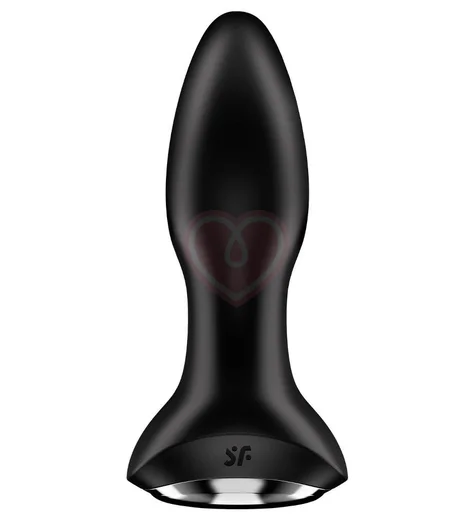 Вибропробка с ротацией и приложением Satisfyer Rotator Plug 2+ чёрная фото 4