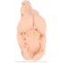 Мастурбатор куколка с тремя отверстиями Kokos Valentina с двойным слоем фото 3