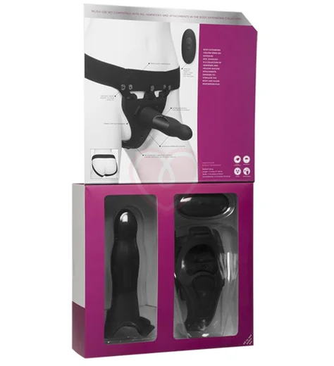 Полый страпон с вибрацией и пультом Body Extensions Be Aroused фото 8