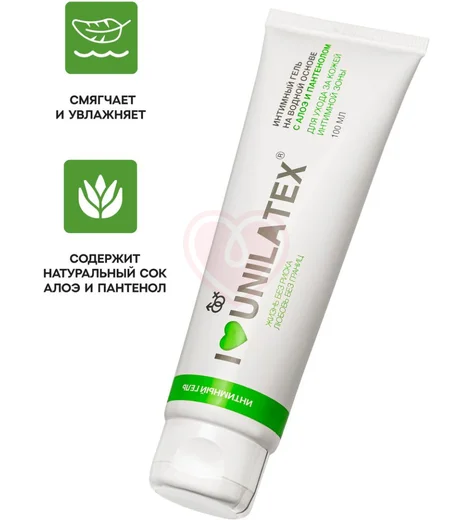 Увлажняющий лубрикант Unilatex Gel с Алоэ Вера и Пантенолом 100 мл фото 6