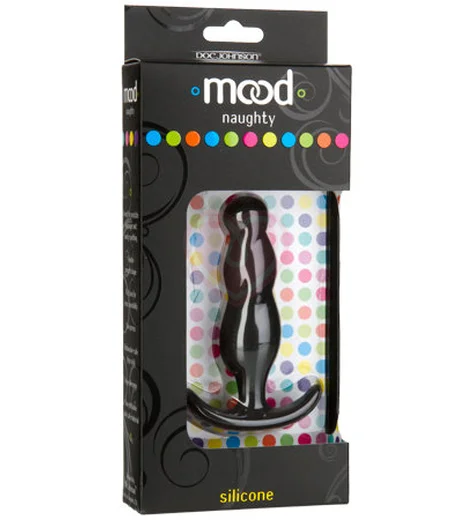 Анальная пробка для ношения Mood Naughty-3 средняя чёрная фото 2