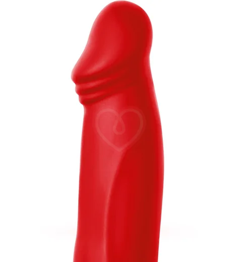 Насадка для двойного проникновения с вибропулей Toyfa Double Penetration Vibration красная фото 5