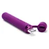 Силиконовый мини-вибратор с насадкой Le Wand Baton фиолетовый фото 4