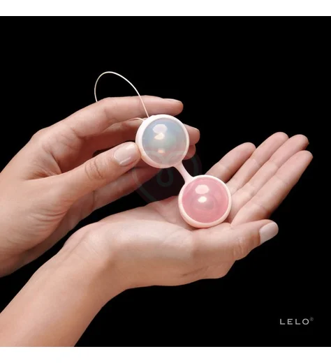 Вагинальные шарики LELO Luna Beads розовые и голубые фото 3