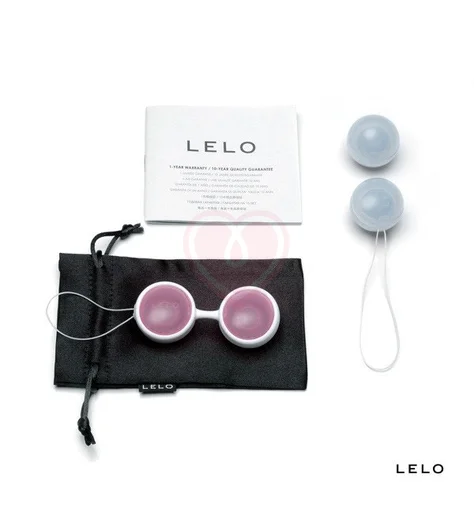 Вагинальные шарики LELO Luna Beads розовые и голубые фото 5