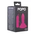 Прямая анальная вибропробка Popo Pleasure большая розовая фото 2