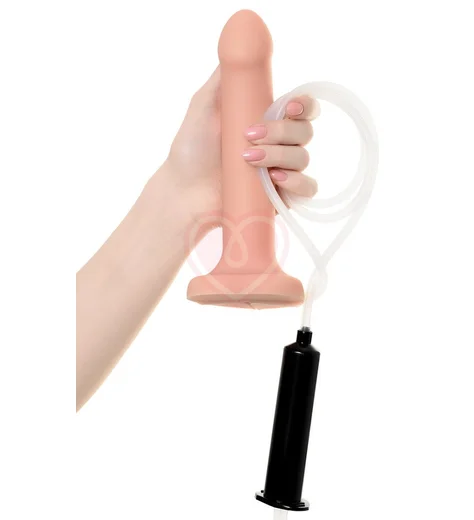 Фаллоимитатор с эффектом семяизвержения Strap-on-me L 19,5 см телесный фото 3