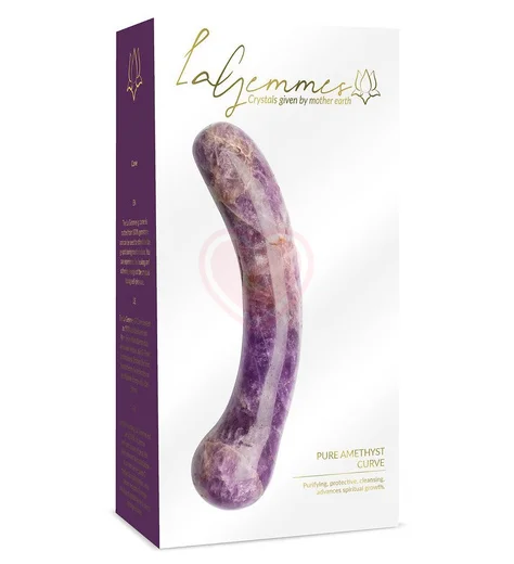 Изогнутый фаллоимитатор из аметиста La Gemmes G Curve Amethist фото 2