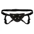 Неопреновый пояс для страпона Strap On Harness Black чёрный фото 3