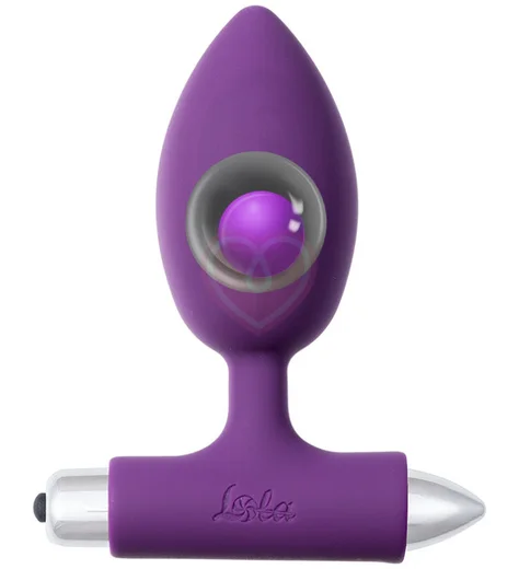 Анальная вибропробка со смещенным центром тяжести Spice it up New Edition Perfection фиолетовая фото 2