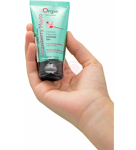 Водный лубрикант Orgie Lube Tube Cocktail Strawberry Mojito со вкусом коктейля Клубничный мохито 50  фото 2