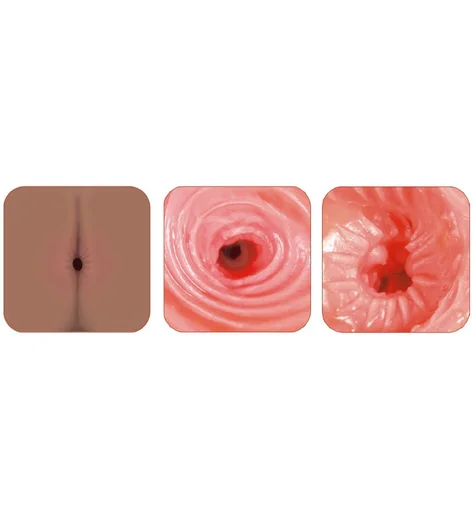 Мастурбатор анус Kokos Tongggo Black Angel с двойным слоем фото 2